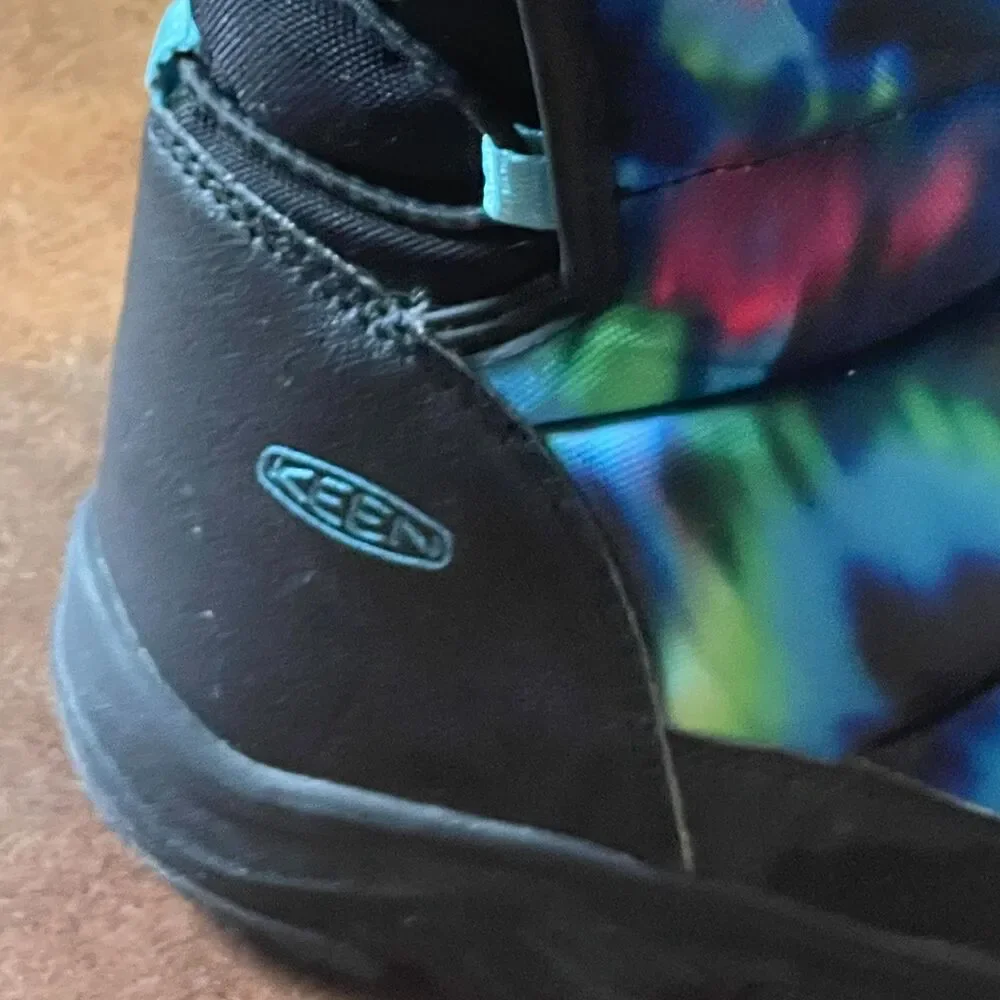 KEEN Puffrider Snow Boots Youth 6 Northern Lights Waterproof Insulated 1027961